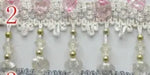 ruban decoratif dentelle coeurs 14 couleurs 6.5cm largeur mariage decoration elegante