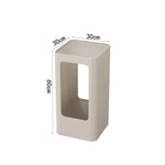 support vases moderne multi niveaux beige noir texture marbrée intérieur moderne