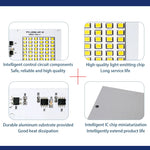 projecteur led diy 10w 20w 30w 50w 100w blanc mat cool warm modernes