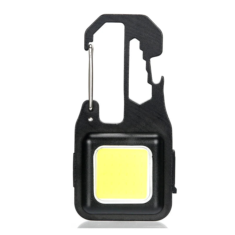 lampe multifonctionnelle rechargeable led modes gris métallique robuste type banque alimentation