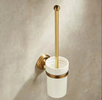 accessoires salle bain doré porte serviettes crochet classique finition antique fixations murales ensemble quincailleries