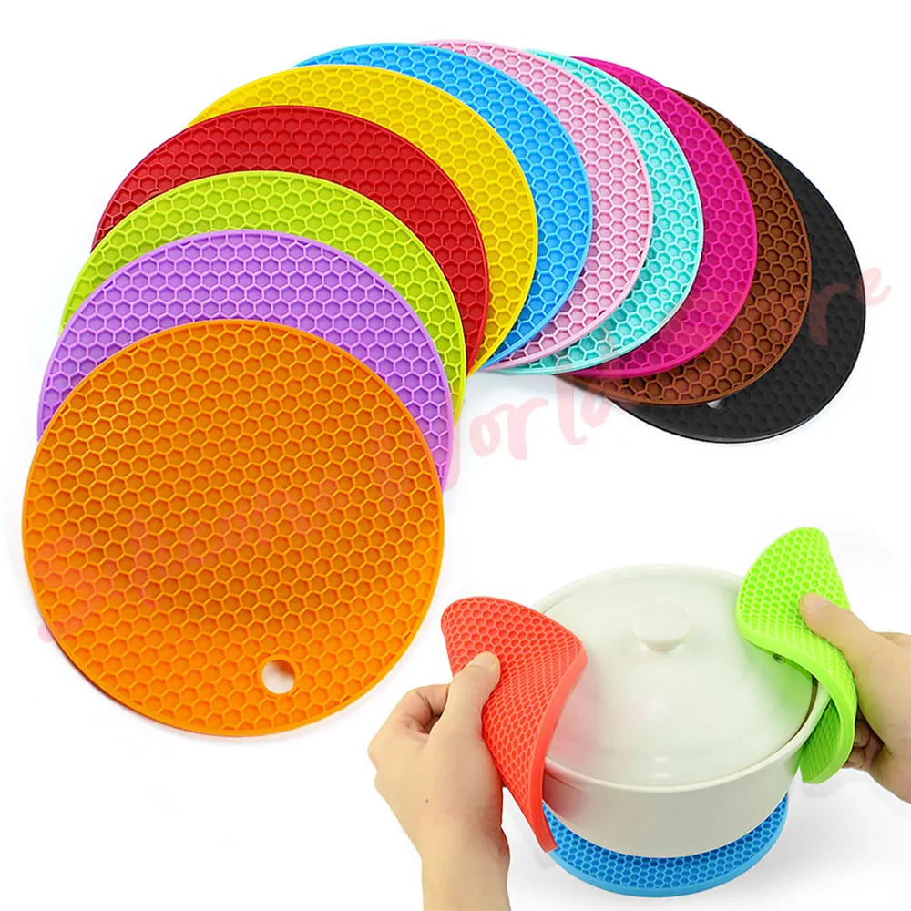 coussin protection silicone moderne orange vert bleu rose nid d'abeille antidérapant poignées