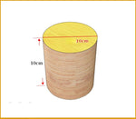 bouchons bouteille bois naturel simple rustique rayures circulaires diamètre hauteur