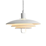 pendants suspendus scandinave abatjour multiple noir blanc chambre salon éclairage moderne minimaliste