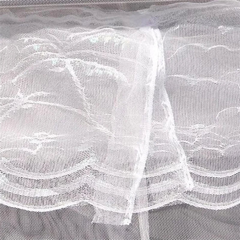 moustiquaire lit dentelle blanche rideau lit princesse décoratif clips fixation