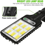 lampe solaire noire ip65 moderne modes luminosité détecteur mouvement autoinstallation clipsextérieur