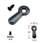 clips métalliques vis clips argent doré moderne fonctionnels fixations vis rond métal