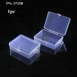 boîtes rangement transparentes modernes empilables poignées diverses tailles outils accessoires organisation pratique