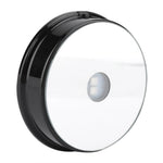 lampe led sept couleurs rechargeable base ronde moderne adhésif noir blanc