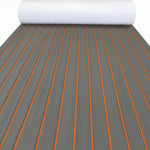 revêtement sol bateau mousse eva imitation teck antidérapant adhésif marron noir yacht