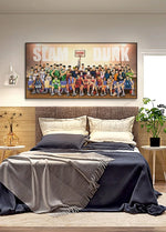 Comparaison des tailles disponibles pour la peinture Slam Dunk