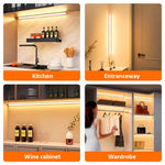 ruban lumineux led blanc moderne adhésif 30cm 50cm interrupteur tactile adjustable