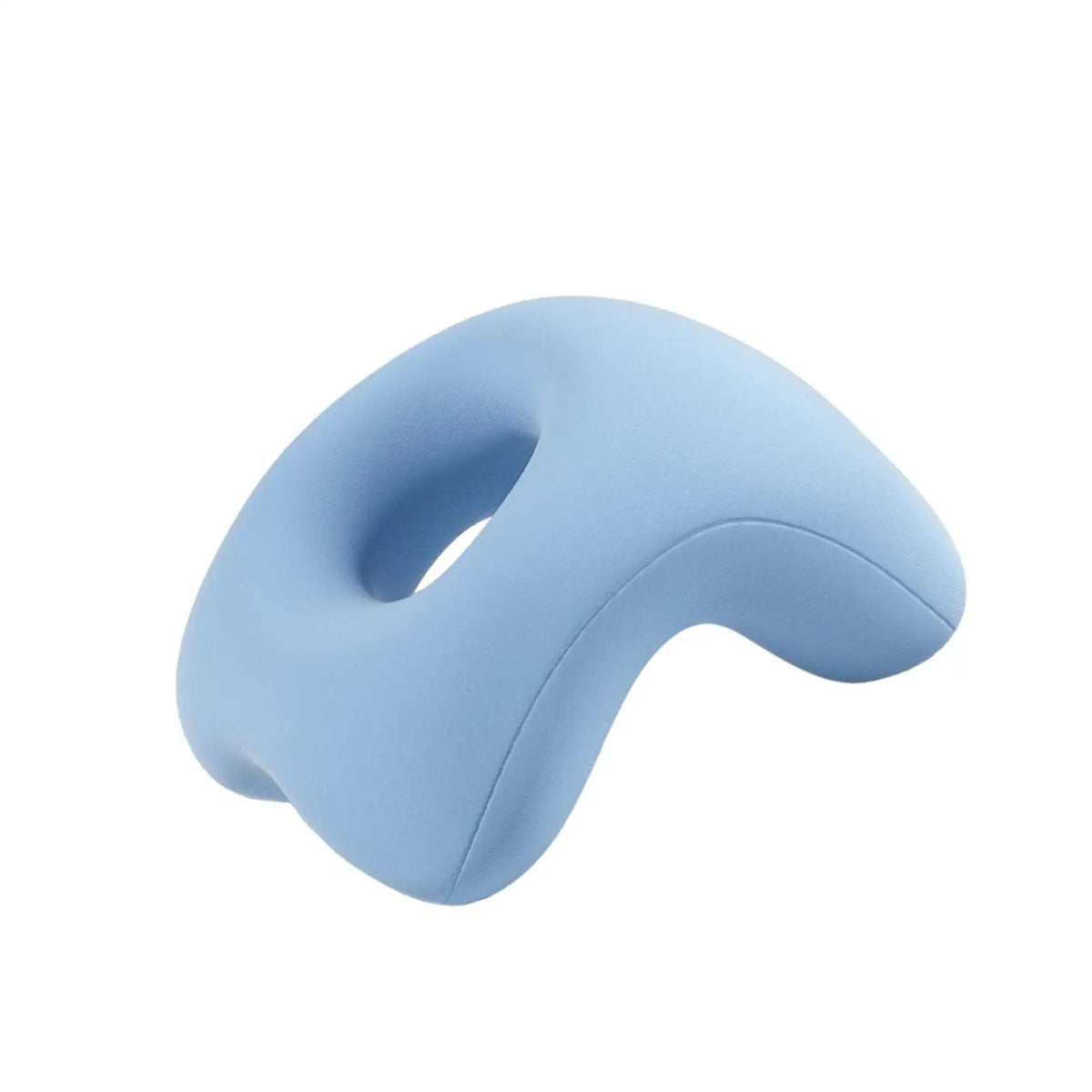 coussin soutien sommeil mousse polyester massage face down confort salon gris tissu uni ergonomie