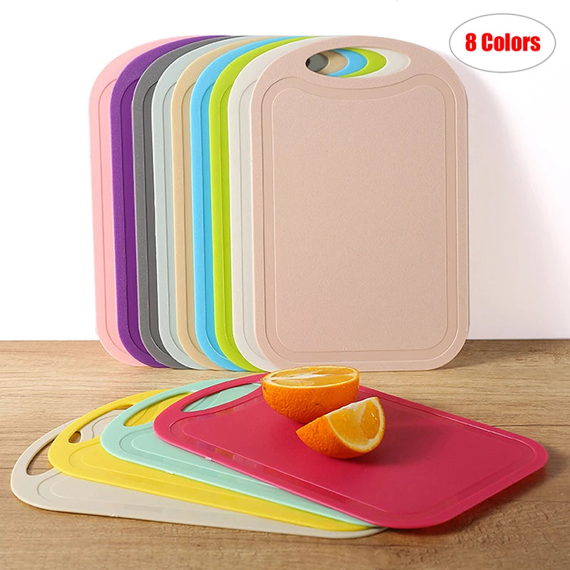 planche découpe viande fruits légumes beige bleu jaune rose vert menthe gris bleu clair