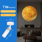 lampe projection lune moderne éclairage blanc gris éclairage intérieur plafonnier led opacité chambre salon