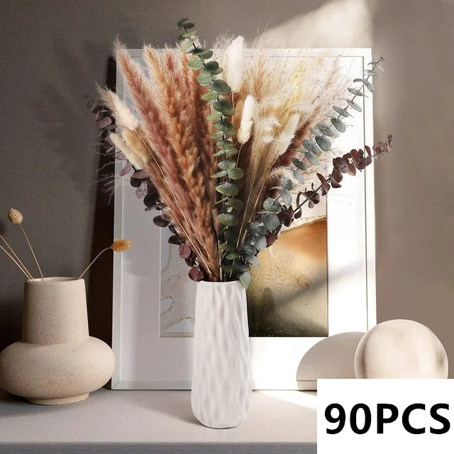 bouquet fleurs séchées naturel décoration maison automne rustique intérieur anniversaire mariage