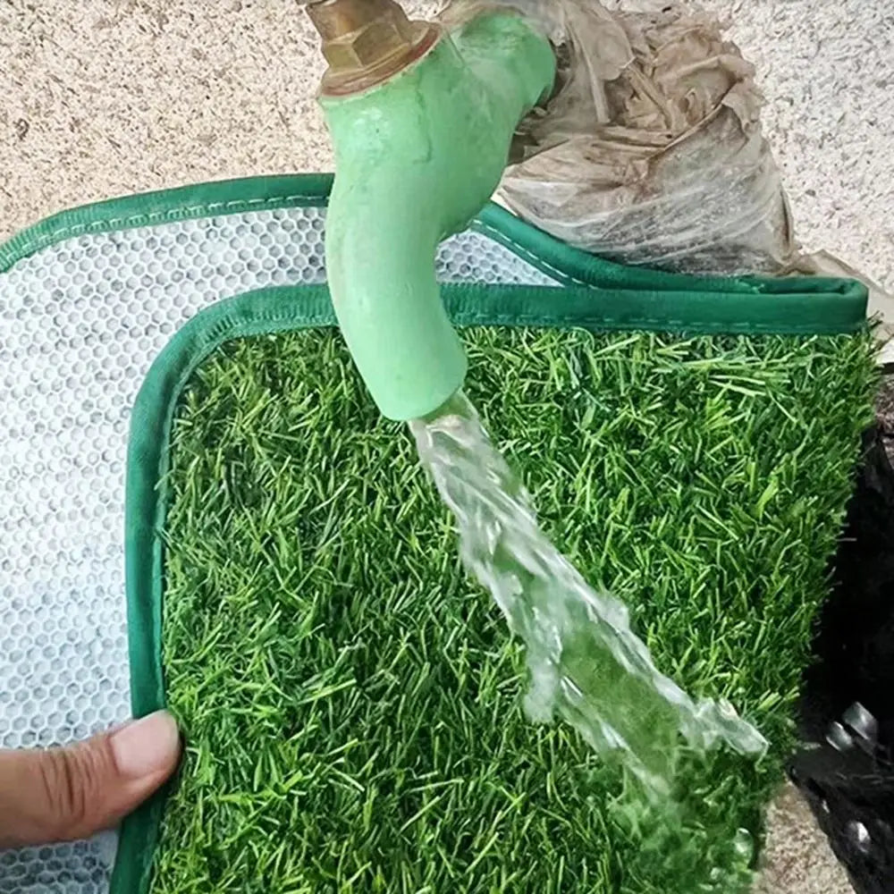 tapis fausse herbe animaux imperméable vert poilu chiens chats décoration intérieure