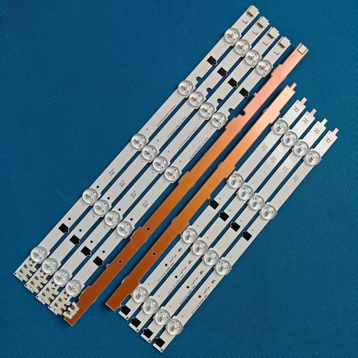 bande led rétro éclairage blanc moderne 650mm g9 connecteurs télévision led strip alta luminosité