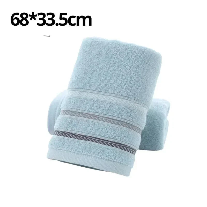 serviette bain coton polyester rayures modernes gris bleu rose rapide absorption durable