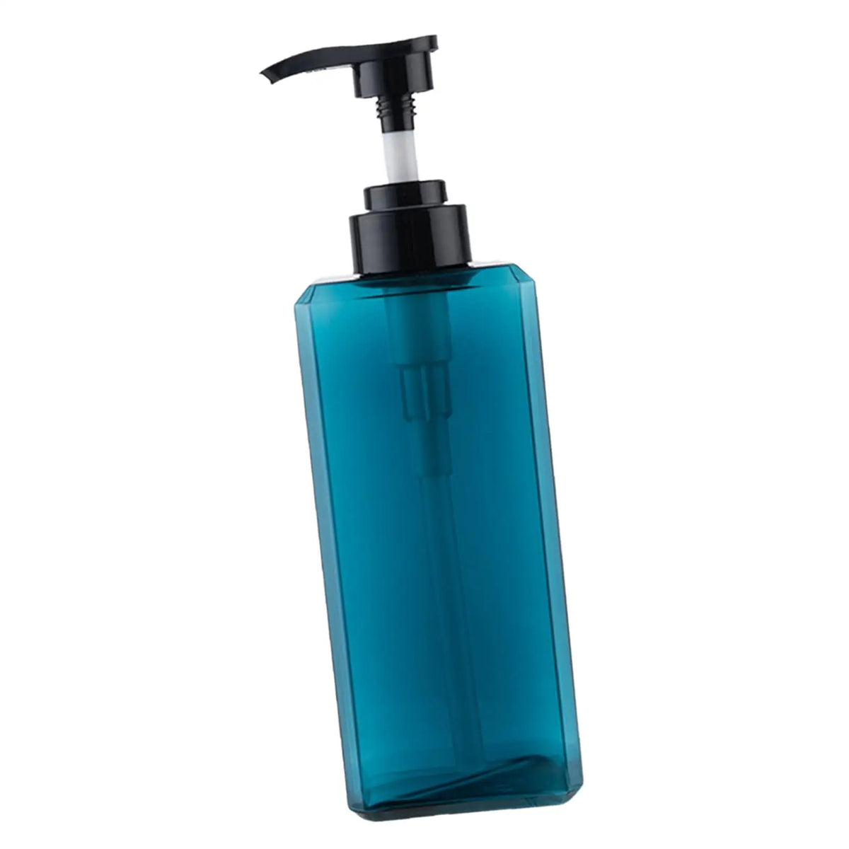 flacon savon liquide pompe rechargeable bleu moderne transparent refillable 250ml 450ml 650ml