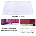 Comparaison des tailles de housse de couette pour lit king et queen