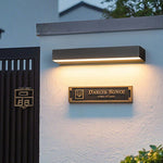Applique murale extérieure étanche LED IP65 en alliage d'aluminium