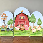 panneau décoratif animaux illustration cartoon clips enfants rouge vert bleu blanc