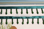 rubans décoratifs pendantes mariage bleu noir rose vert marron beige