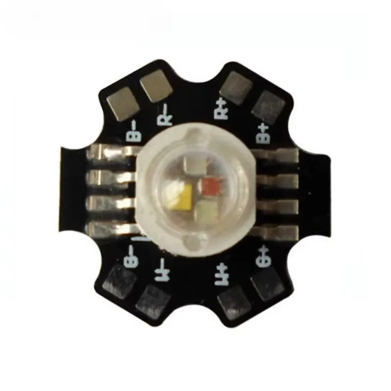 LED super lumineuse RGBW noir blanc doré moderne plaque circuit imprimé