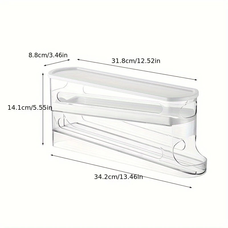 rangement œufs réfrigérateur transparent couvercle blanc moderne minimaliste plateaux plastique qualité alimentaire