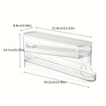 rangement œufs réfrigérateur transparent couvercle blanc moderne minimaliste plateaux plastique qualité alimentaire
