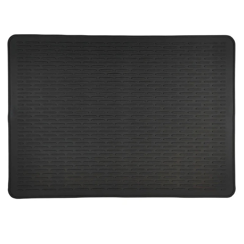 tapis protection silicone gris moderne surface rugueuse adhésif 70x50cm 30x20.8cm