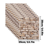 panneaux decoratifs murals adhésifs texture brique moderne gris beige bleu vert rose noir blanc