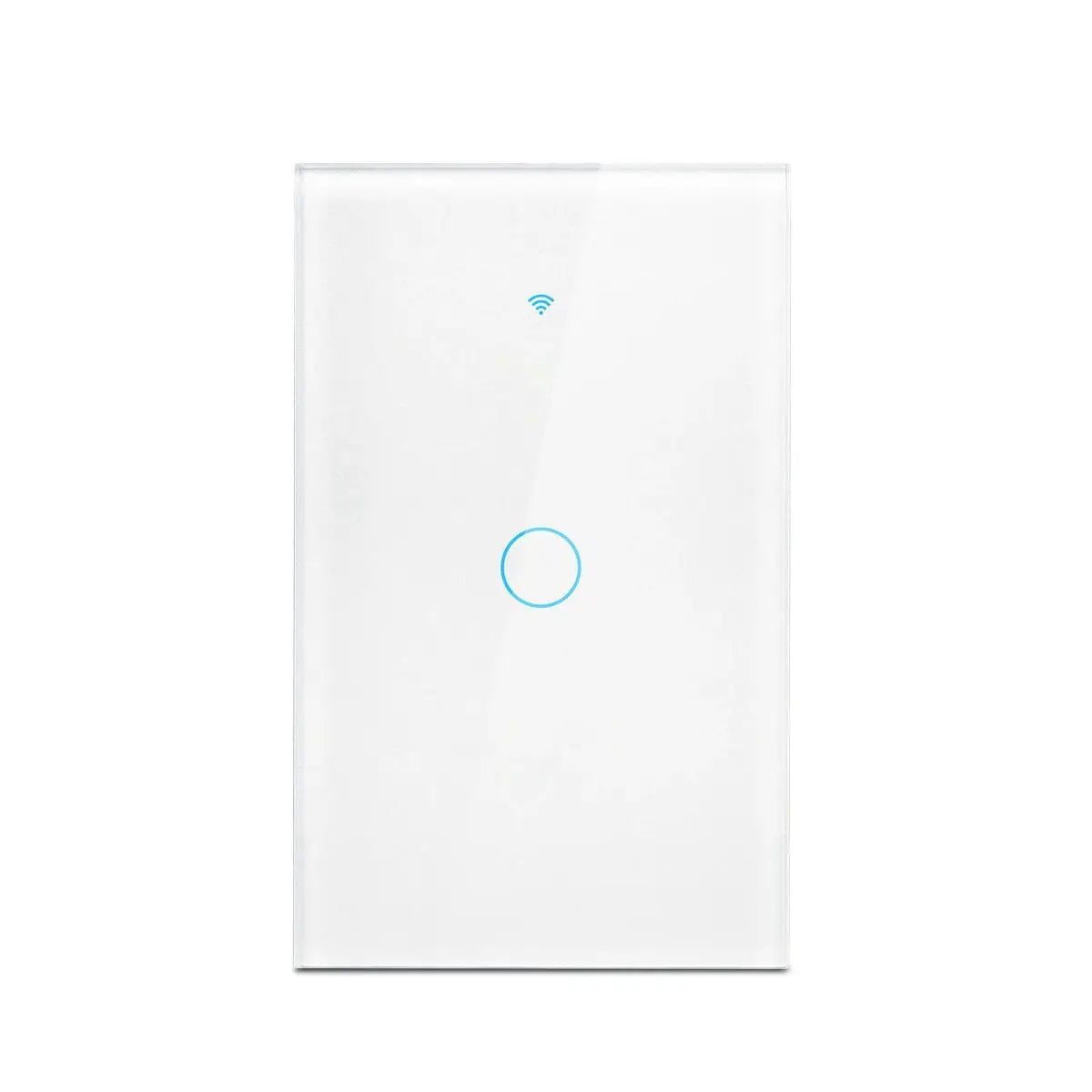 interrupteur tactile intelligent blanc moderne compatible wifi alexa google tuya led maison inteligente