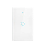 interrupteur tactile intelligent blanc moderne compatible wifi alexa google tuya led maison inteligente