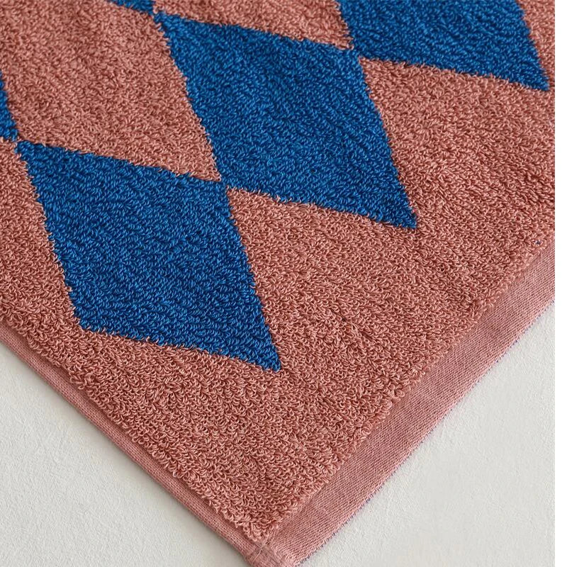 serviette bain coton bio rectangulaire rayée douce absorbante visage corps