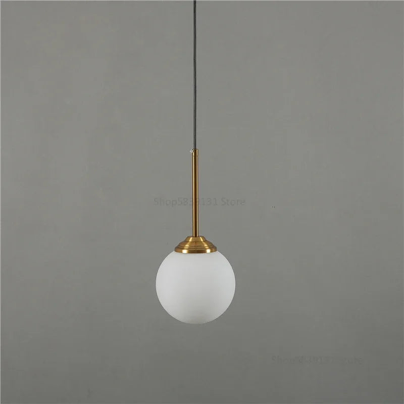 Suspension lumineuse moderne transparente câble doré brillant salon chambre étudiante