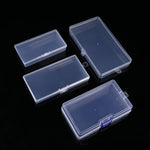 boîtes rangement transparentes modernes réutilisables clips fermeture pratique bijoux articles divers