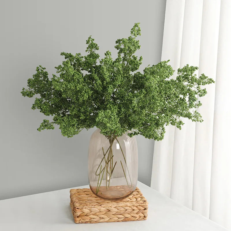 bouquet artificiel violet vert moderne décoration intérieure mariage anniversaire baby shower