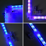 Ruban led transparent moderne clips câbles ip20 ip65 certification fcc rohs