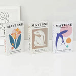 Mise en scène déco avec faux livres et plantes vertes