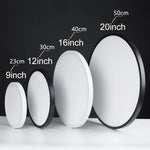 plafonnier led ultrafin moderne blanc noir 24w 28w 38w(touches)