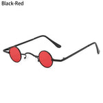 lunettes soleil unisexe rondes vintage or noir gris transparentes classiques punk anti reflet uv
