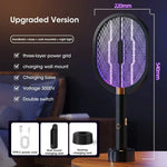 piège moustiques électrique moderne noir or uv transparent base support mural rechargeable usb