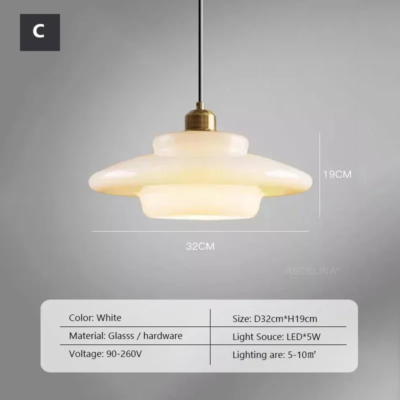 suspension lumineuse moderne blanc doré ampoule e27 câble noir verre rond mat 90 260v