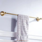 accessoires salle bain bronze finition brossé vis fixations classiques or satiné texture satinée