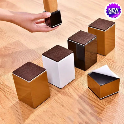 pieds meubles blanc noir adhésifs tissu métal brillant moderne maison table basse canapé lit