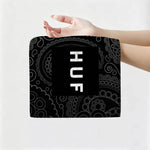 serviette toilette vert motif floral moderne crochets salle bain cuisine 25x30cm
