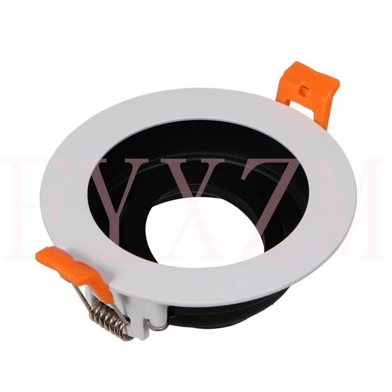 plaque montage led anneau rond carré blanc noir moderne 90v260v 610w