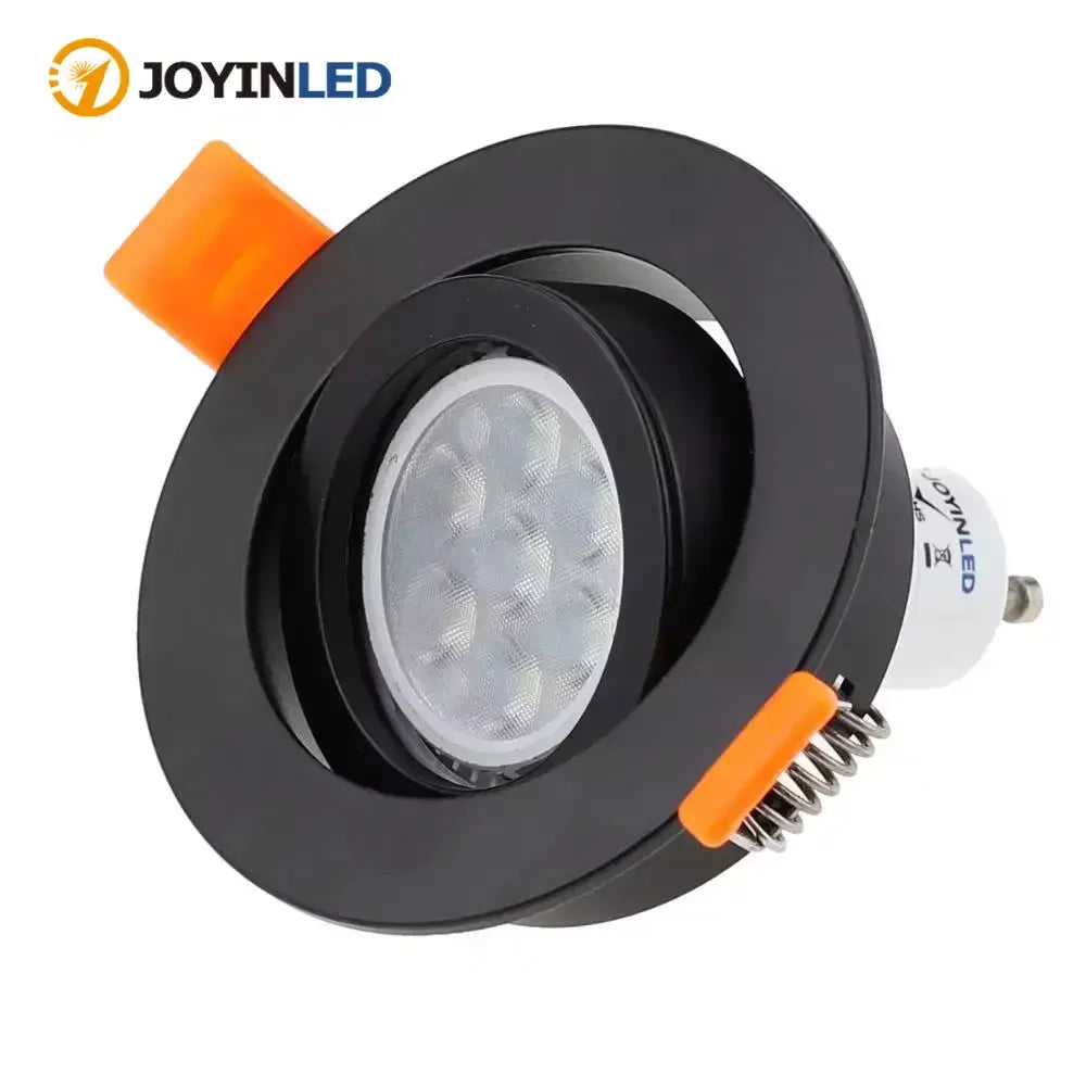 encastrable led spot lumière argent noir blanc chambre moderne ampoûle câble aluminium downlight